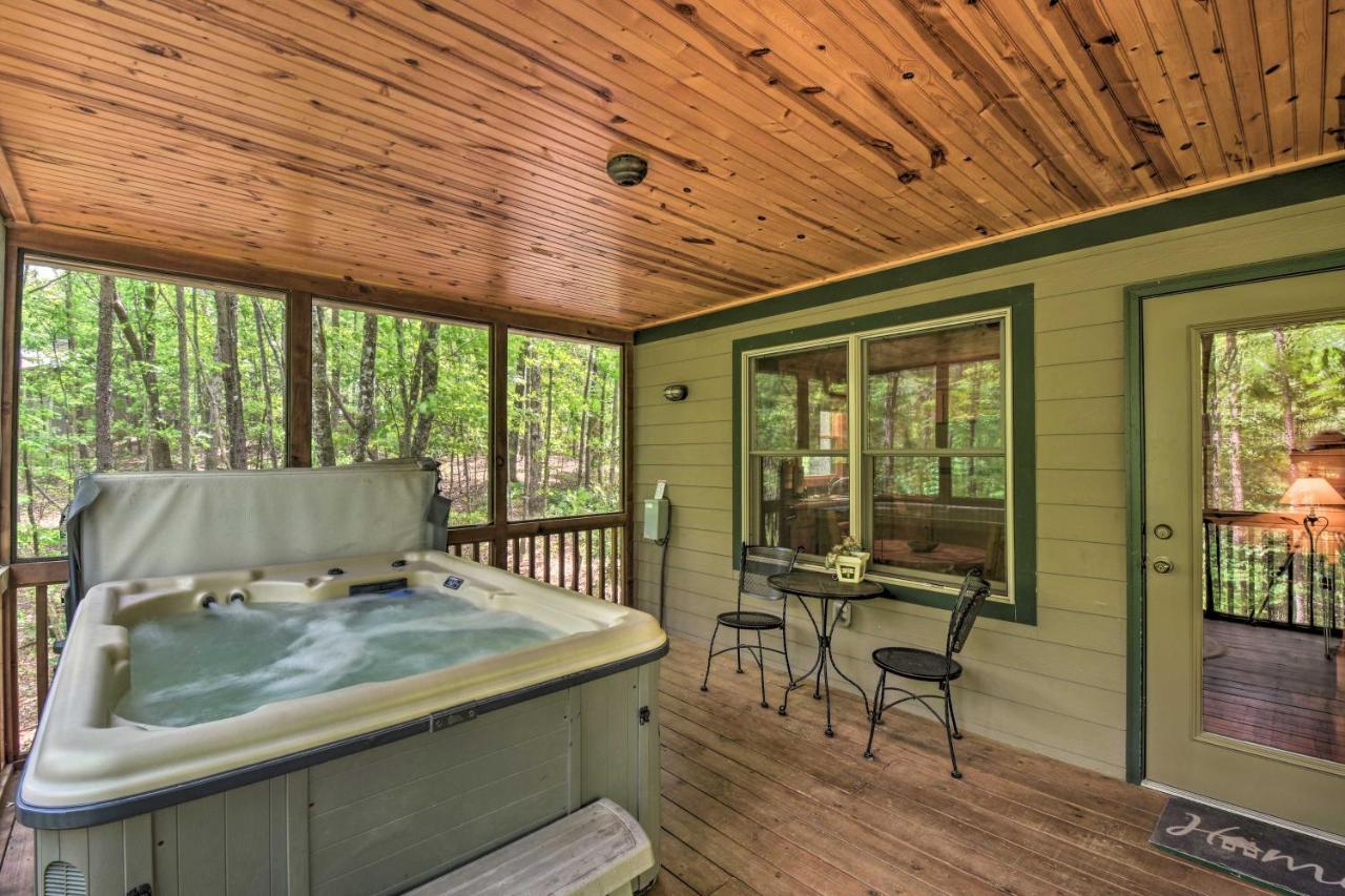 The Honeybee Cabin With Private Porch And Hot Tub Clarkesville Dış mekan fotoğraf